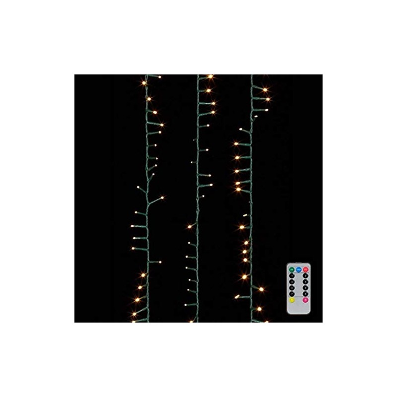 73.8 LED Snake Lights 73.8 Foot Garland with 1000 Warm