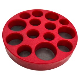 Alkan Round Magnetic Organiser for 3/8 Inch (10.0 mm) Sockets Space for 14 Inserts (Magnetic Holder)