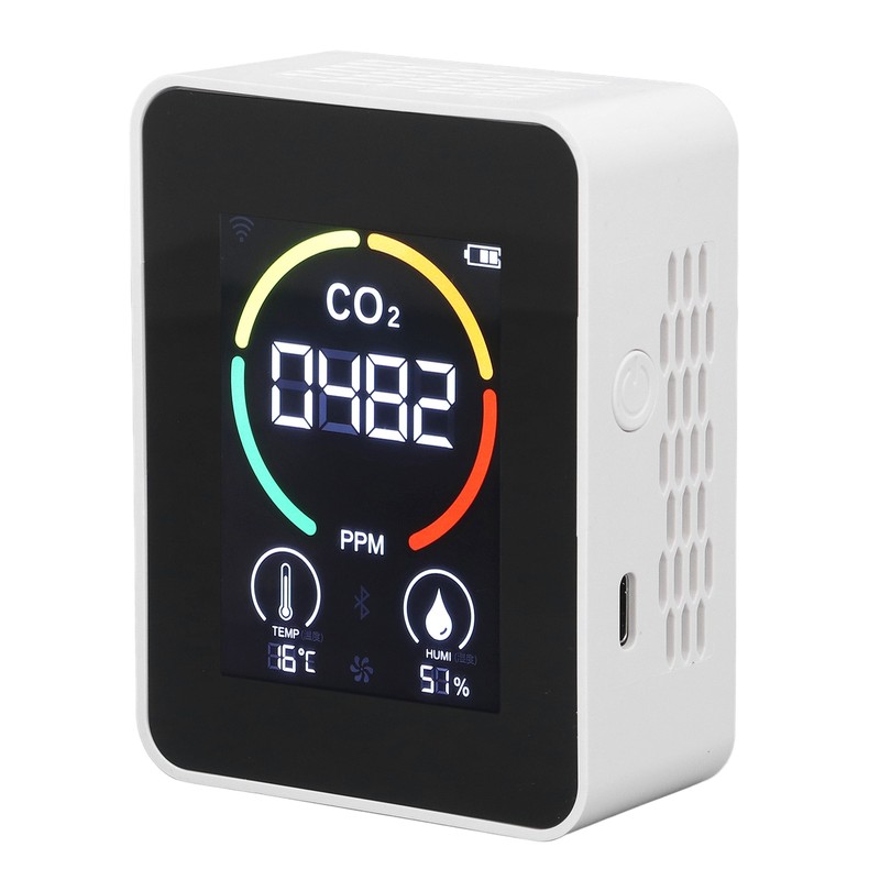 CO2 Detector Semiconductor Air Quality Monitor Temperature Humidity Sensor H8