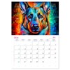 German Shepherd - Artwork (Monthly Wall Calendar 2026 16.5" x