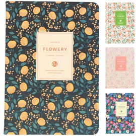 fogman Diary Journal Diary Design Compact Notebook Retro Portable 100 Pages (Yellow A6)