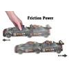 eBigValue Friction-Powered Police Toy Car Push and Go Pull-Back Car