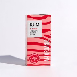 TOTM Liners | Certified Organic Cotton | Unwrapped & Less Waste | Naturally Soft, Absorbent & Super Comfy | 8 Packs |192 Liners