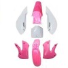 pccmotor PINK WHITE FENDER PLASTIC SET FOR KLX110 PIT BIKE