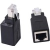 SinLoon RJ45 Crossover Cable RJ45 Crossover Adapter RJ45 8P8C Male