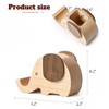 Vadisun Elephant Pencil Holder & Phone Stand - Solid Wood