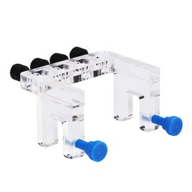 Soporte de Accesorio de Tubo Suave de Acrílico para Acuario para Sujetar la Bomba Dosificadora Soporte de Tubo de Dosificación de Manguera Suave Soportes de Sonda de Acuario