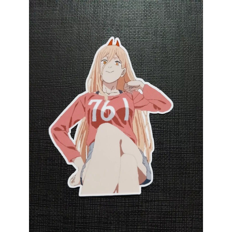 Power from Chainsaw Man Glossy Sticker Anime Waterproof!