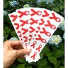 40 Red Ribbon Temporary Tattoos: HIV/AIDS Awareness Tattoo