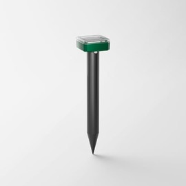 Mole Repellent Solar Powered for Lawns, Waterproof Gopher Deterrent Stakes Sonic Groundhog Repellent Spikes to Get Rid of Vole Snake Outdoor for Garden and Yard 8 Pack Green