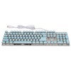 Blue Switch Mechanical Keyboard 104 Keys Backlight Ergonomic Retro Steampunk