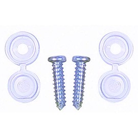 Pearl PWN100 Number Plate Fittings - White