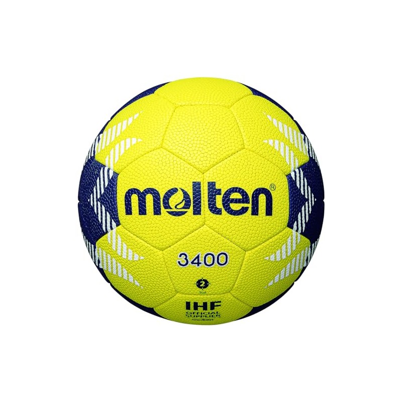 Molten Handball HA3400-YN IHF Top Training Ball Yellow / Blue