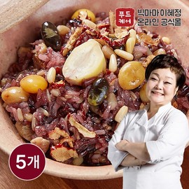 Big Mama Lee Hye-jung's Hearty Handmade Nutritious Rice 5 Packs 120g x 5 / 빅마마 이혜정의 꽉찬 수제 영양밥 5팩 120g x 5개