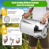 LyeXD 30L/7.93Gallon Milk Can Food Grade Stainless Steel, Milk Jug
