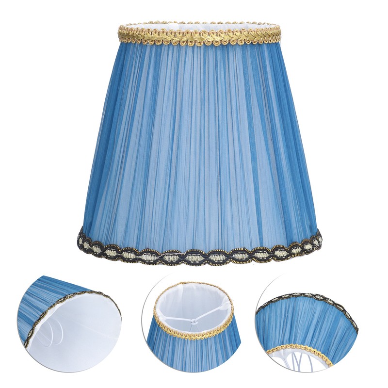 3PCS Cloth Lamp Shade E14 ClipOn Lampshade for Candle Chandelier