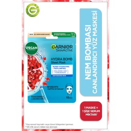 Garnier Skin Naturals Aqua Bomb - Máscara de hoja (paquete de 1)