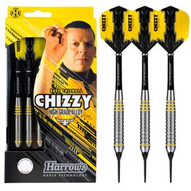Harrows Soft Darts Dave Chisnall Chizzy Brass Tungsten Look Softtip Dart Soft Dart (18 g)