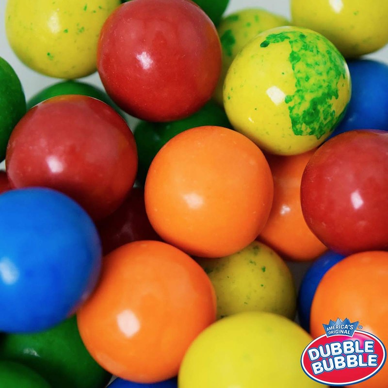 Dubble Bubble Gumballs, 24 pack of 12-Gumball Tubes in Assorted