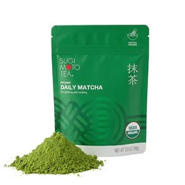 SA té verde japonés orgánico matcha diario para beber y cocinar, 2 onzas                                                                              