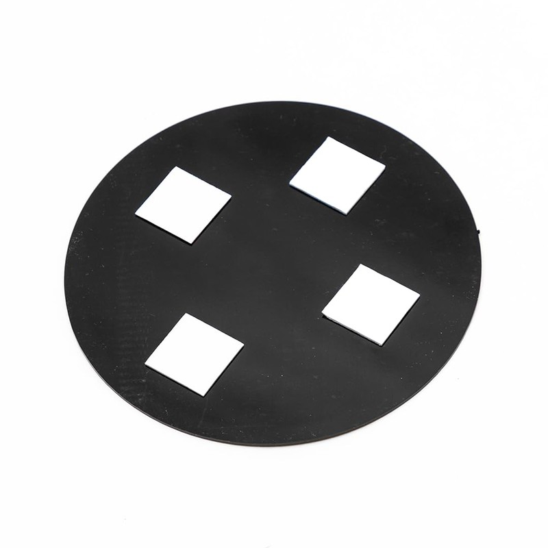 Signs ByLITA Circle GYM: Re-Rack Your Weights Sign (Brushed Silver)