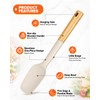 Silicone Spoon Spatula, Great For Scraping Bowls And Scooping Batter,