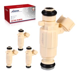 AISHAN 4PCS Fuel Injectors 4 Holes Compatible with Hyundai Elantra 02-07, Tiburon 03-08, Tucson 05-09, for Kia Spectra 04-07, Rondo 07-10, Spectra5 Sportage 05-09 L4 2.0L Replace# 35310-23600