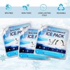 Pack of 3 Cooling Packs for Cool Bag, 72 Hours,