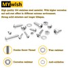 Mywish 550Pcs M3 Screw Metric Screw Assortment, 304 Stainless Steel