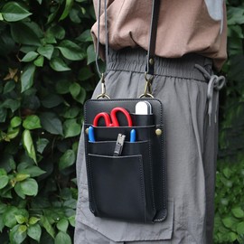 Scissors Holder PU Leather,Scissors Holder PU Leather - Gardening Pruning Shears Holder Organizer for Hair Stylist Tools Flower Shop