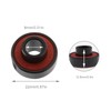 OTOTEC 4PCS 608-2RS Integrated Bearing High Speed Low Noise for