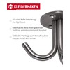 Gedotec Lara Coat Hook, Undermount Hook, Vintage Coat Hook, Stainless