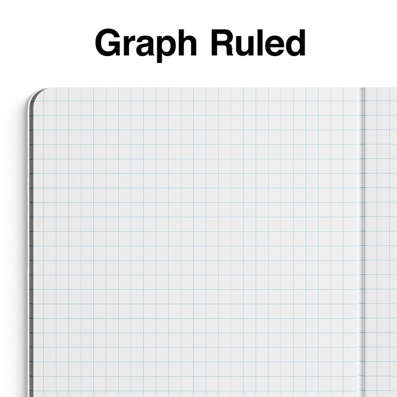 TRU RED Staples Composition Notebook, 7.5" x 9.75", Graph Ruled,