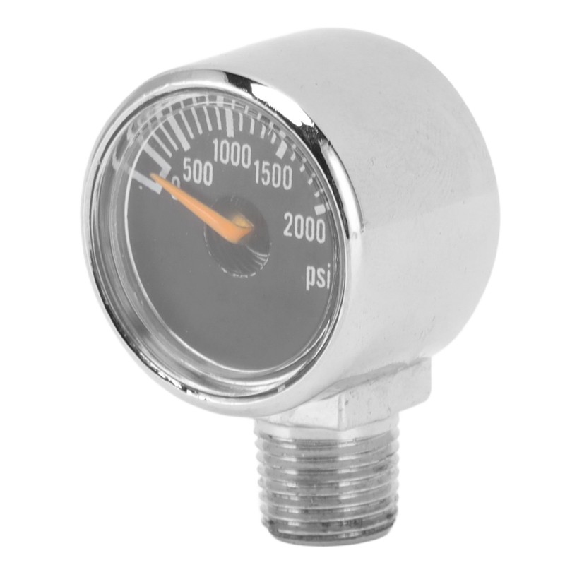 2000psi Pressure Gauge 1/8NPT Mount CO2 Cylinder Filling Pressure Meter