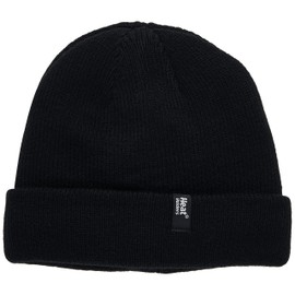 Heat Holders Men's Roll Up Toque, Black