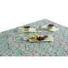 Alux Oilcloth Table Cloth - Waterproof Wipeable Tablecloths - Non-Fading