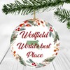 Westfield Massachusetts World's Best Place - Westfield City Ornament Souvenir