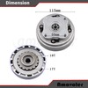 Amavoler Manual Clutch Heavy Duty Set Aftermarket Replacement Parts Fit