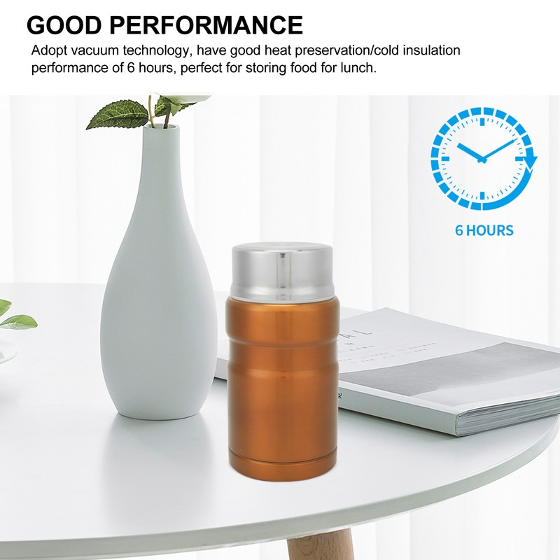 26oz 750ml Insulated Food Container Stainless Steel Thermal Lunch Snack
