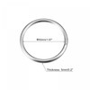 sourcing map 304 Stainless Steel Welded O Ring 60mm(2.36") Outer