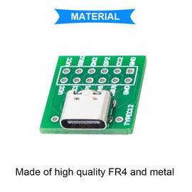 Youmile Type C USB to DIP Adapter 2.54 mm 12 Pin Female PCB Converter Board for DIY Pack of 10