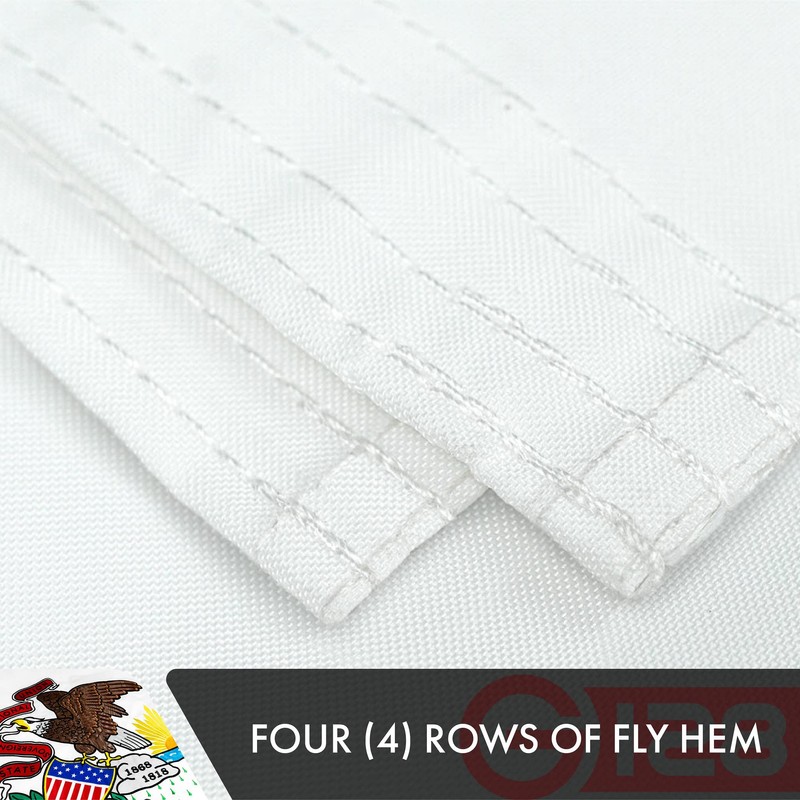 G128 Illinois State Flag | 3x5 Ft | Double ToughWeave