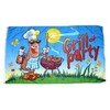 Flagge/Fahne Grill Party Grillfahne 90 x 150 cm