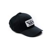 White Farm Equipment Tractor Logo Hat, Solid Black