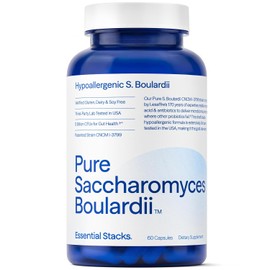OuToorDoor Essential Stacks Pure Saccharomyces Boulardii Probiotic - Gluten, Dairy & Soy Free - 5 Billion CFUs S Boulardii DBV PG 6763 Strain (60 Capsules)