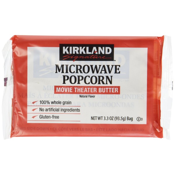 Kirkland Microwave Popcorn 3.3 Ounce Bags - 8 Bags