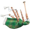 Kids Toy Bagpipe/Junior Playable Bagpipes/Child Bagpipe Various Tartans (Irish Green