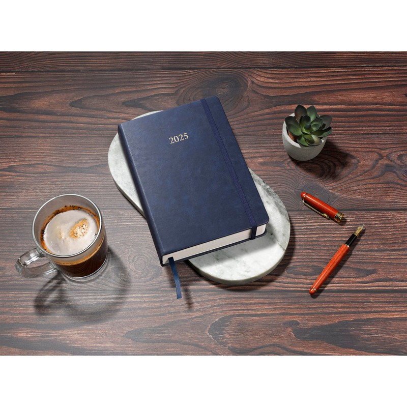 Wykeham's Executive 2025 Diary Journal with One Page a Day