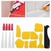 EVTSCAN 17Pcs/Set Plastic Sealant Spreader Window Caulking Scraper Glass Glue