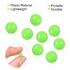 PATIKIL 200pcs 7mm Luminous Fishing Beads Plastic Glow Bait Egg